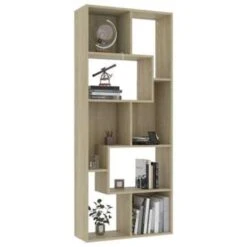VidaXL Boekenkast 67x24x161 Cm Spaanplaat Sonoma Eikenkleurig -RoomStyle Verkoopwinkel 5343153a42fe4638b520055b281761b3