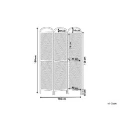 Beliani Kamerscherm COSENZA - Natuurlijk Rotan -RoomStyle Verkoopwinkel 5c4a9dcbbd7946f09bc82daf523321be