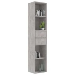 VidaXL Boekenkast 36x30x171 Cm Spaanplaat Betongrijs -RoomStyle Verkoopwinkel 5e52084c1338458c8317d06df26fdb72
