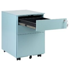 Beliani Kantoorkast CAMI - Blauw Staal -RoomStyle Verkoopwinkel 602acb81508445da838f564dc2755c0c