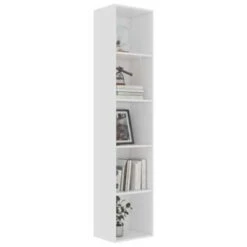 VidaXL Boekenkast 40x30x189 Cm Spaanplaat Wit -RoomStyle Verkoopwinkel 624f6693d9cd4cd9a6314fe0716684e5