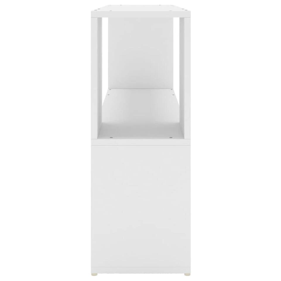 VidaXL Boekenkast 100x24x63 Cm Bewerkt Hout Wit 6 VidaXL Boekenkast 100x24x63 Cm Bewerkt Hout Wit - Afbeelding 4