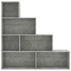 VidaXL Boekenkast/kamerscherm 155x24x160 Cm Bewerkt Hout Betongrijs -RoomStyle Verkoopwinkel 64456dc8253a4864910e04a50d86a8eb