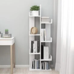 VidaXL Boekenkast 48x25,5x140 Cm Spaanplaat Wit 8 VidaXL Boekenkast 48x25,5x140 Cm Spaanplaat Wit -RoomStyle Verkoopwinkel 6a699de8e84246a6be4ce0a04972d1fa