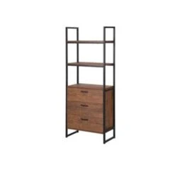 Beliani Boekenkast TIFTON - Donkere Houtkleur Mdf -RoomStyle Verkoopwinkel 6ec99be15c0449fca78ca83eefca7f64