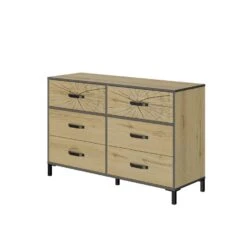 Diagone Ladekast Armor - 6 Laden - Zwart/eikenkleur 9 Diagone Ladekast Armor - 6 Laden - Zwart/eikenkleur -RoomStyle Verkoopwinkel 7115bc2827b24dc8ade949a429f66111