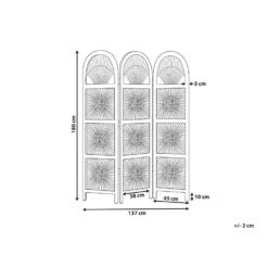Beliani Kamerscherm POMEZIA - Natuurlijk Rotan -RoomStyle Verkoopwinkel 77353782de2f40fb83d0a93b13639da2