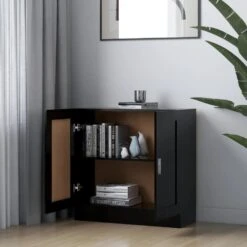 VidaXL Boekenkast 82,5x30,5x80 Cm Spaanplaat Zwart -RoomStyle Verkoopwinkel 7be8d643a0d94eb9b2321e429651b7bb
