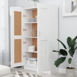 VidaXL Boekenkast 82,5x30,5x150 Cm Spaanplaat Wit -RoomStyle Verkoopwinkel 7eb3f0bfa87e402c9de203c3552fa948