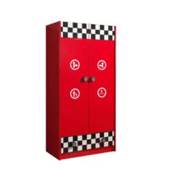 Vipack 2-deurs Kledingkast Monza - Rood - 190x90x55 Cm