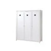 Vipack 3-deurs Kledingkast Amori - Wit - 190x159x57 Cm -RoomStyle Verkoopwinkel 81007195