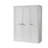 Vipack 3-deurs Kledingkast Lewis - Wit - 200x145x59 Cm 1 Vipack 3-deurs Kledingkast Lewis - Wit - 200x145x59 Cm -RoomStyle Verkoopwinkel 81007256