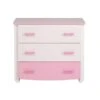Ladekast Kiki - Wit/roze - 90x79x45 Cm -RoomStyle Verkoopwinkel 81009010