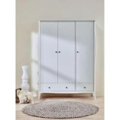 Kledingkast Baroque 3-deurs - Wit - 192x143,3x50 Cm 9 Kledingkast Baroque 3-deurs - Wit - 192x143,3x50 Cm -RoomStyle Verkoopwinkel 81013017 0400