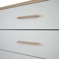 Ladekast Selena 4 Lades - Eikenkleur/wit - 84,7x100x41,6 Cm 9 Ladekast Selena 4 Lades - Eikenkleur/wit - 84,7x100x41,6 Cm -RoomStyle Verkoopwinkel 81015991 9000