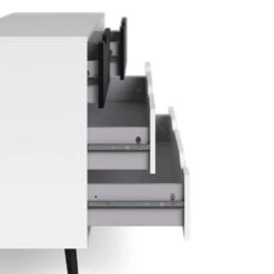 Ladekast Delta - 4 Lades - Wit/mat Zwart 9 Ladekast Delta - 4 Lades - Wit/mat Zwart -RoomStyle Verkoopwinkel 81018662 0400