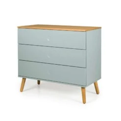 Tenzo Ladekast Dot 3 Lades - Lichtgroen/eiken - 79x90x43 Cm 7 Tenzo Ladekast Dot 3 Lades - Lichtgroen/eiken - 79x90x43 Cm -RoomStyle Verkoopwinkel 81023916 0100