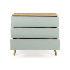 Tenzo Ladekast Dot 3 Lades - Lichtgroen/eiken - 79x90x43 Cm 8 Tenzo Ladekast Dot 3 Lades - Lichtgroen/eiken - 79x90x43 Cm -RoomStyle Verkoopwinkel 81023916 0500