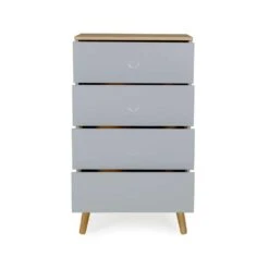 Tenzo Ladekast Dot 4 Lades - Grijs/eiken - 98x55x43 Cm -RoomStyle Verkoopwinkel 81023918 0500