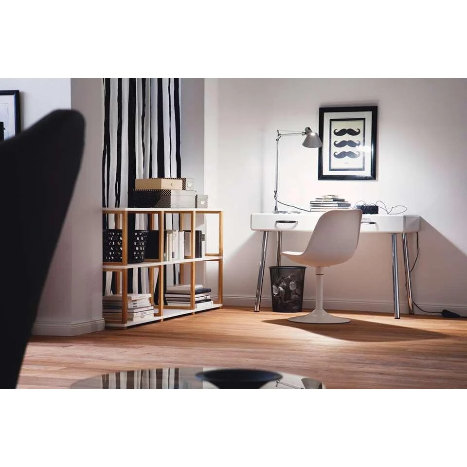 Tenzo Boekenkast Art - Wit/eikenkleur - 80x178x36 Cm 5 Tenzo Boekenkast Art - Wit/eikenkleur - 80x178x36 Cm - Afbeelding 3