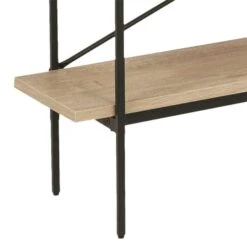 Boekenkast Vales - Eiken/zwart - 188x172x27 Cm 9 Boekenkast Vales - Eiken/zwart - 188x172x27 Cm -RoomStyle Verkoopwinkel 81026982 0500