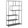 Boekenkast Jaxx - Zwart - 185x114x35 Cm 1 Boekenkast Jaxx - Zwart - 185x114x35 Cm -RoomStyle Verkoopwinkel 81027719