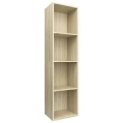 VidaXL Boekenkast/tv-meubel 36x30x143cm Bewerkt Hout Sonoma Eikenkleur -RoomStyle Verkoopwinkel 815f060dc79e439f8ae80d9c7f083428