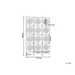 Beliani Kamerscherm ALTAMURA - Natuurlijk Rotan -RoomStyle Verkoopwinkel 82c8bd7192a04fde91bdce4fd7453e7d