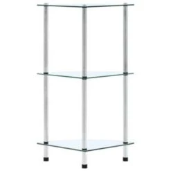 VidaXL Kastje 3-laags 30x30x67 Cm Gehard Glas Transparant -RoomStyle Verkoopwinkel 84aa6595ebb641d481c2e93412a09c67