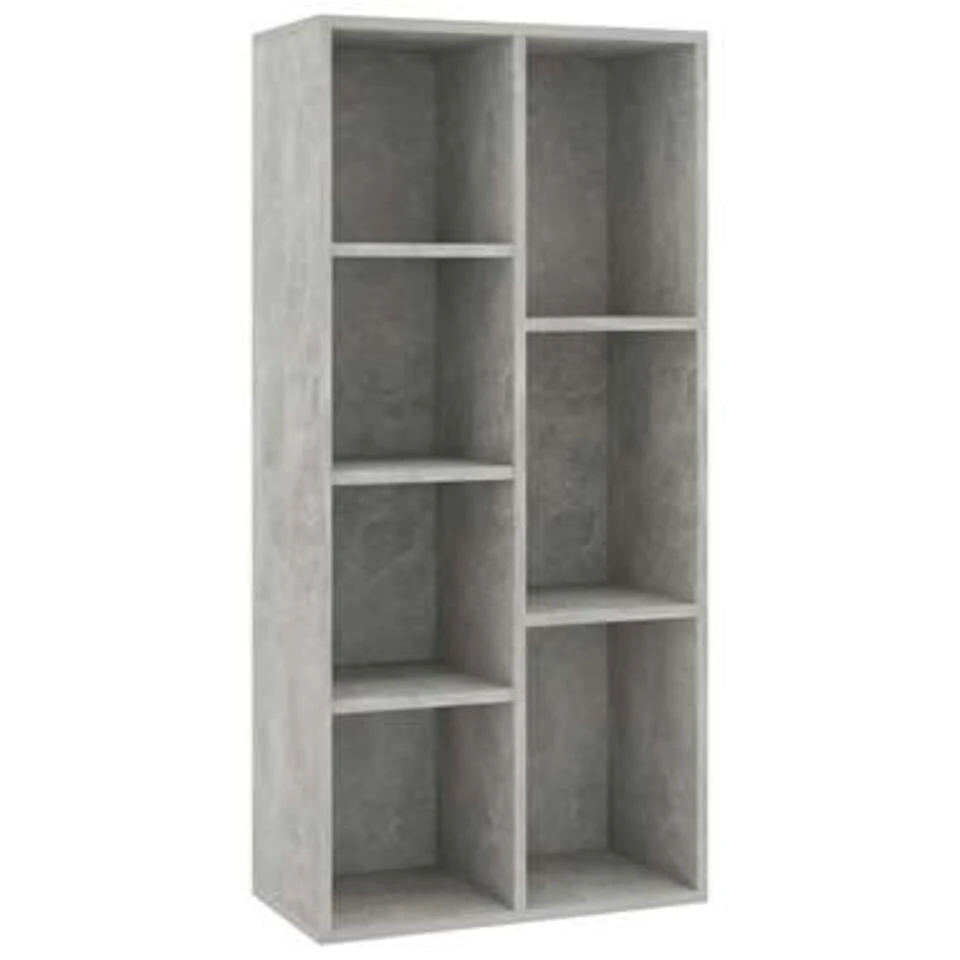 VidaXL Boekenkast 50x25x106 Cm Spaanplaat Betongrijs 4 VidaXL Boekenkast 50x25x106 Cm Spaanplaat Betongrijs - Afbeelding 2