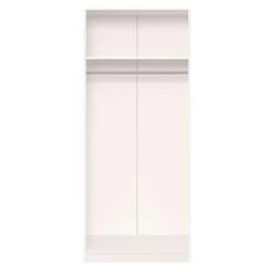 STOCK Kledingkast 2-deurs - Wit - 236x101,9x56,5 Cm -RoomStyle Verkoopwinkel 90102698 0303