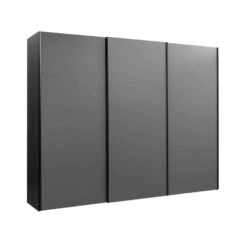 STOCK Schuifdeurkast - Antracietgrijs - 236x303,1x65 Cm -RoomStyle Verkoopwinkel 90102701 0300