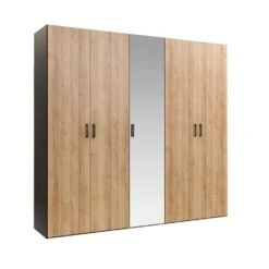 STOCK Draaideurkast - Eiken - 236x252,8x65 Cm -RoomStyle Verkoopwinkel 90102702 0300