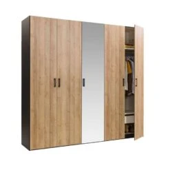 STOCK Draaideurkast - Eiken - 236x252,8x65 Cm -RoomStyle Verkoopwinkel 90102702 0500