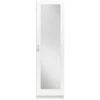 Kledingkast Varia 1-deurs Inclusief Spiegel - Wit - 175x49x50 Cm -RoomStyle Verkoopwinkel 90103158