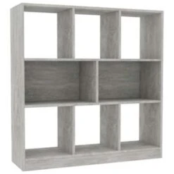 VidaXL Boekenkast 97,5x29,5x100 Cm Bewerkt Hout Betongrijs 7 VidaXL Boekenkast 97,5x29,5x100 Cm Bewerkt Hout Betongrijs -RoomStyle Verkoopwinkel 9144e7478dbe45deb2d39d422d043f95