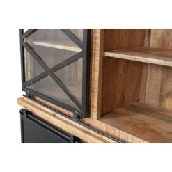 Buffetkast Denver 160x220cm Enkele Deur - Mangohout - Bruin - Rechthoekig -RoomStyle Verkoopwinkel 9d87a5b2111449db9d3aff47d157e2ad