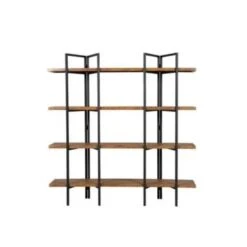 Beliani Boekenkast COMPTON - Donkere Houtkleur Mdf -RoomStyle Verkoopwinkel 9d883c09d9a94a9cbece3f57f37e1a0d