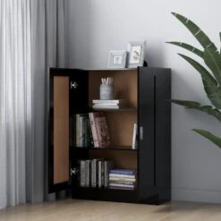 VidaXL Boekenkast 82,5x30,5x115 Cm Spaanplaat Zwart -RoomStyle Verkoopwinkel 9ff1adc1109f4b71b1428b1b8740305e