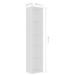 VidaXL Boekenkast 40x30x189 Cm Spaanplaat Wit -RoomStyle Verkoopwinkel acbf2d611ad64f3aa84e4a0e2373189a