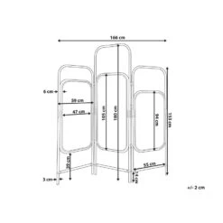 Beliani Kamerscherm CARPI - Natuurlijk Rotan -RoomStyle Verkoopwinkel ad2d2ba5ea1543d9831edf8727b358df