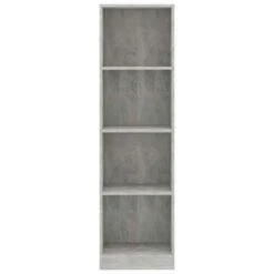 VidaXL Boekenkast Met 4 Schappen 40x24x142 Cm Bewerkt Hout Betongrijs -RoomStyle Verkoopwinkel b27b382157554698ad0e3b93040ac37a