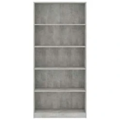 VidaXL Boekenkast Met 5 Schappen 80x24x175 Cm Bewerkt Hout Betongrijs -RoomStyle Verkoopwinkel b4329007f6f647b1902a22f4a5f1e2c9