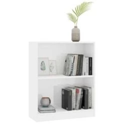 VidaXL Boekenkast 60x24x74,5 Cm Bewerkt Hout Hoogglans Wit -RoomStyle Verkoopwinkel bf6947ceafc34db4b452b46903dbd634