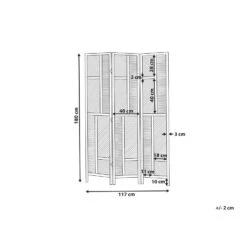 Beliani Kamerscherm LAMEZIA - Natuurlijk Rotan -RoomStyle Verkoopwinkel c18bfc6bfbbc49e99cd2f3f0fefcdf81