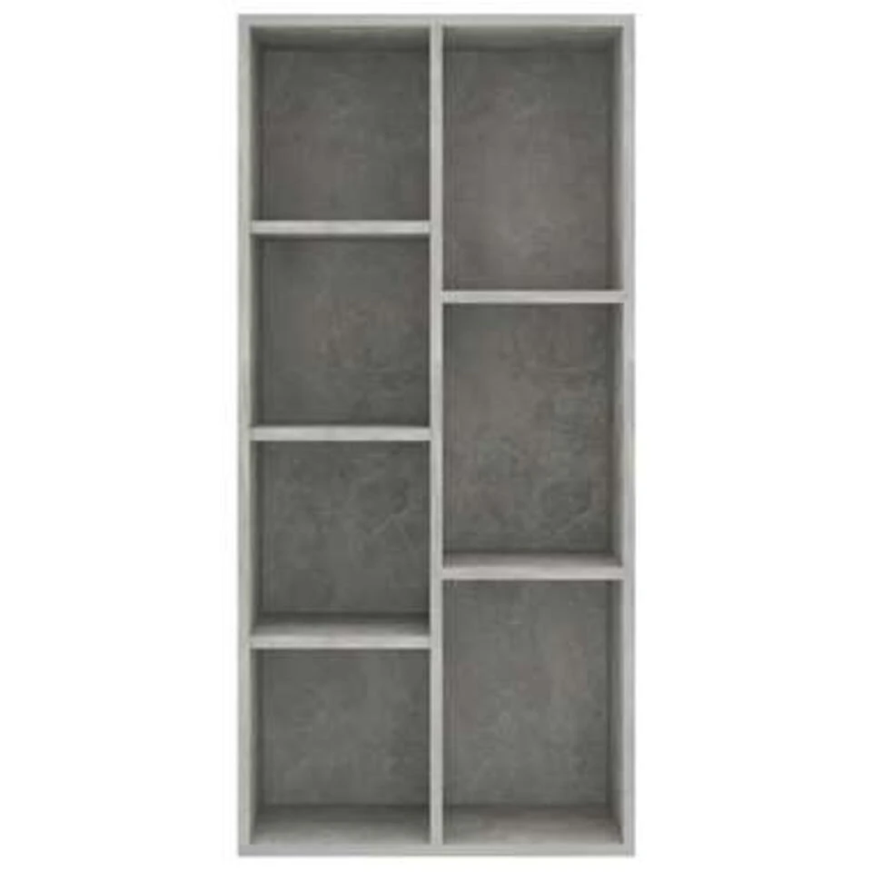 VidaXL Boekenkast 50x25x106 Cm Spaanplaat Betongrijs 6 VidaXL Boekenkast 50x25x106 Cm Spaanplaat Betongrijs - Afbeelding 4