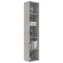 VidaXL Boekenkast 40x30x189 Cm Spaanplaat Betongrijs -RoomStyle Verkoopwinkel c9bd9e92ec09407bb090cea3a6849b35