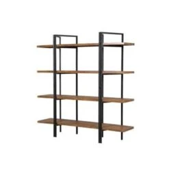 Beliani Boekenkast COMPTON - Donkere Houtkleur Mdf -RoomStyle Verkoopwinkel cc2ef83bc776419b9bca1cdaf096f8f8