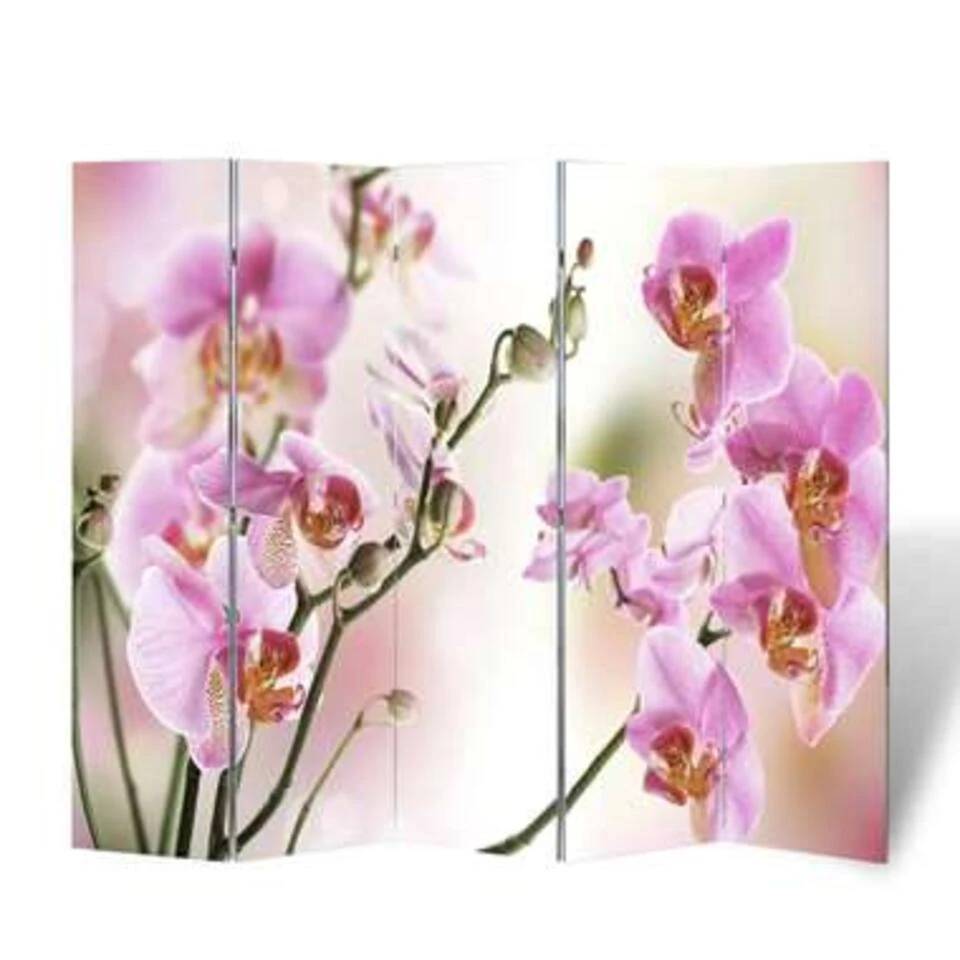 VidaXL Kamerscherm Inklapbaar Bloem 200x170 Cm 5 VidaXL Kamerscherm Inklapbaar Bloem 200x170 Cm - Afbeelding 3