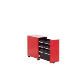 Beliani Kantoorkast BOLSENA - Rood Metaal -RoomStyle Verkoopwinkel d2e58522eec34dfe8402bdda804d482d